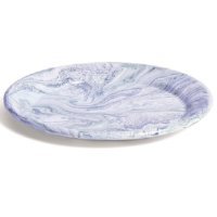 [HAY] Soft Ice Dinner Plate Ø26 Blue 헤이 소프트 아이스 디너 플레이트 블루 법랑 접시