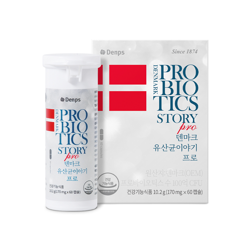 덴프스 덴마크 유산균이야기 프로 60캡슐, 1개