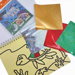 포일아트 홀로그램 초등 유아 미술 만들기 재료 색모래 집콕놀이 키트 세트