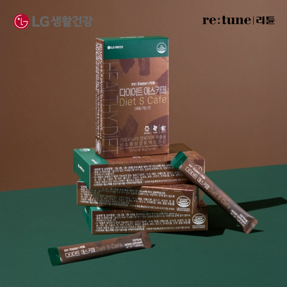 <b>LG생활건강</b> 리튠 다이어트 에스카페 아메리카노맛 14포, 1개