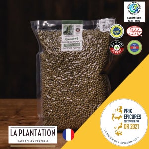 바베큐용 캄폿후추 건조 캄폿 그린후추 200g LA PLANTATION [Dehydrated Green Kampot Pepper PGI]