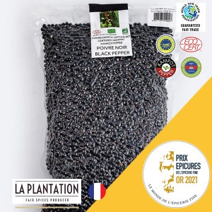 캄보디아통후추 라 플랜테이션 캄폿후추 블랙후추 대용량 1kg LA PLANTATION