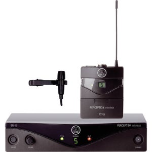 AKG Perception Wireless 45 무선 핀 Presen 마이크 세트