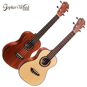 고퍼우드 콘서트형 우쿨렐레 U100C 입문 연습용 어린이 성인 방과후 고급구성품세트