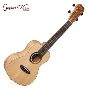 고퍼우드 콘서트형 우쿨렐레 U380C 탑솔리드 입문 연습용 성인 고급구성품세트