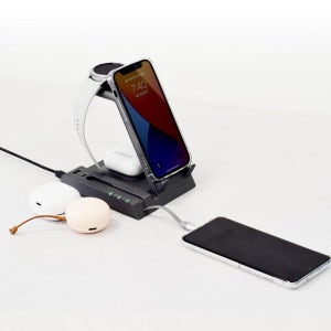 iWhere 6IN1 6포트 동시충전 15W 초고속 올인원멀티충전기 IQW-6100 갤럭시워치 애플워치 전용