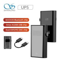 Shanling UP5 디코딩 헤드폰 앰프 듀얼 ES9219C 밸런스드 블루투스 USB DAC