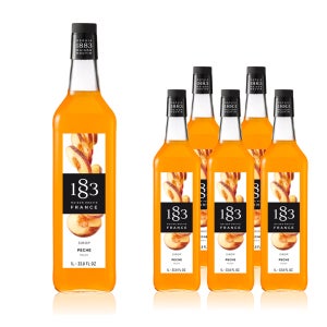 1883 피치(복숭아) 시럽 1000ml (6개/박스)