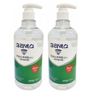 크리넥스 안심손소독제겔 플러스 480ml 2개