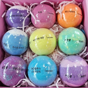 배쓰밤 천연 거품 입욕제 꾸르밤 100g x 9종 세트