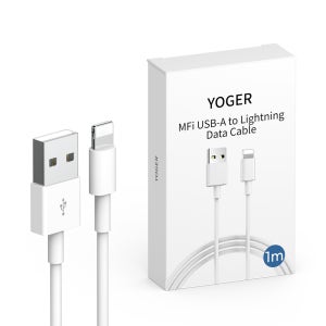 아이폰 충전 케이블 애플 인증 MFi 8핀 1m, 1개