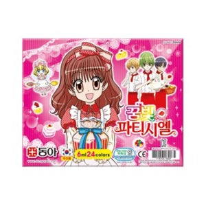 동아 캐릭터 수채화물감 24색 6ml- 파티시엘 /캐릭터변경가능