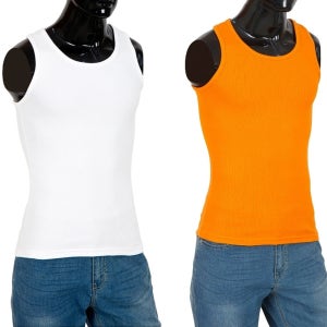 남자 국산 면 스판 골지 나시 망고 이너티셔츠 난닝구 런닝 슬림핏 기본 무지 스판 라운드