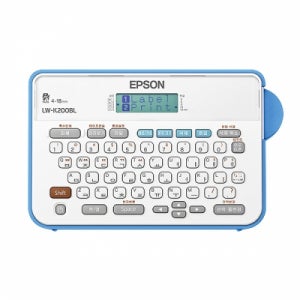 엡손 라벨기계 LW-K200BL 초등 이름표 네임텍 가방 학용품 휴대용 네임스티커 프린터