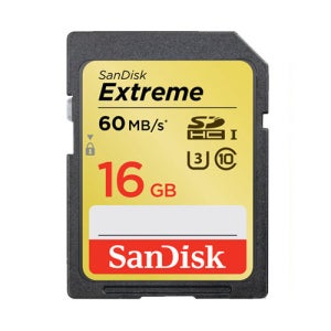 샌디스크 SDHC 16GB Class10 Extreme UHS-I 16GB SD메모리 SANEX-16G