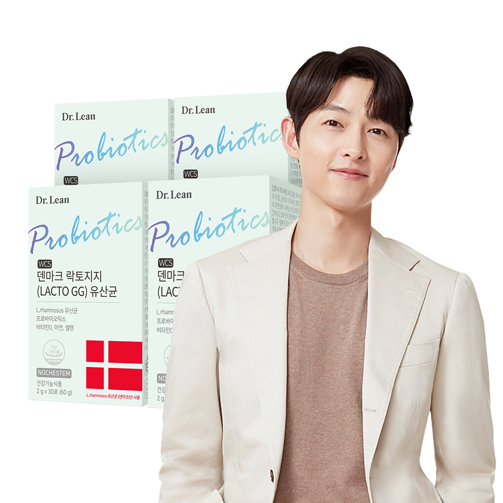 [4개월] 닥터린 덴마크 락토지지 LACTO GG 유산균 보장균수 100억 30포, 4개