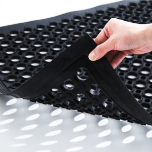 미끄럼방지 매트 고무 90x60cm 욕실 수영장 바닥 논슬립 발판 깔판 동전