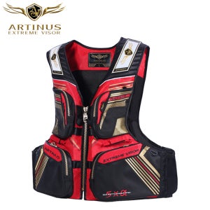 [아티누스] AV-138R 사계절 낚시 구명복 구명조끼 레드