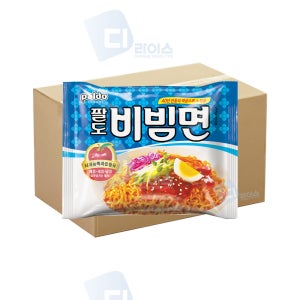 팔도 비빔면 130g 20봉 봉지면 새콤달콤 간식 여름철 별미 매콤한 비빔라면 간식 출출할때