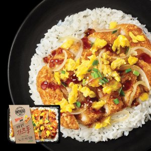 아워홈 온더고 직장인 냉동 도시락 정통 일식 가츠동 330g, 1개