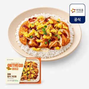 아워홈 온더고 냉동 도시락 정통 일식 가츠동 330g, 1개