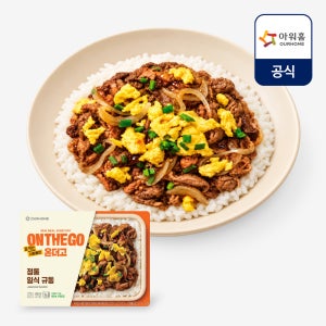 아워홈 온더고 냉동 도시락 정통 일식규동 270g, 1개