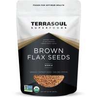 Terrasoul Superfoods 유기농 브라운 갈색 생아마씨 907g