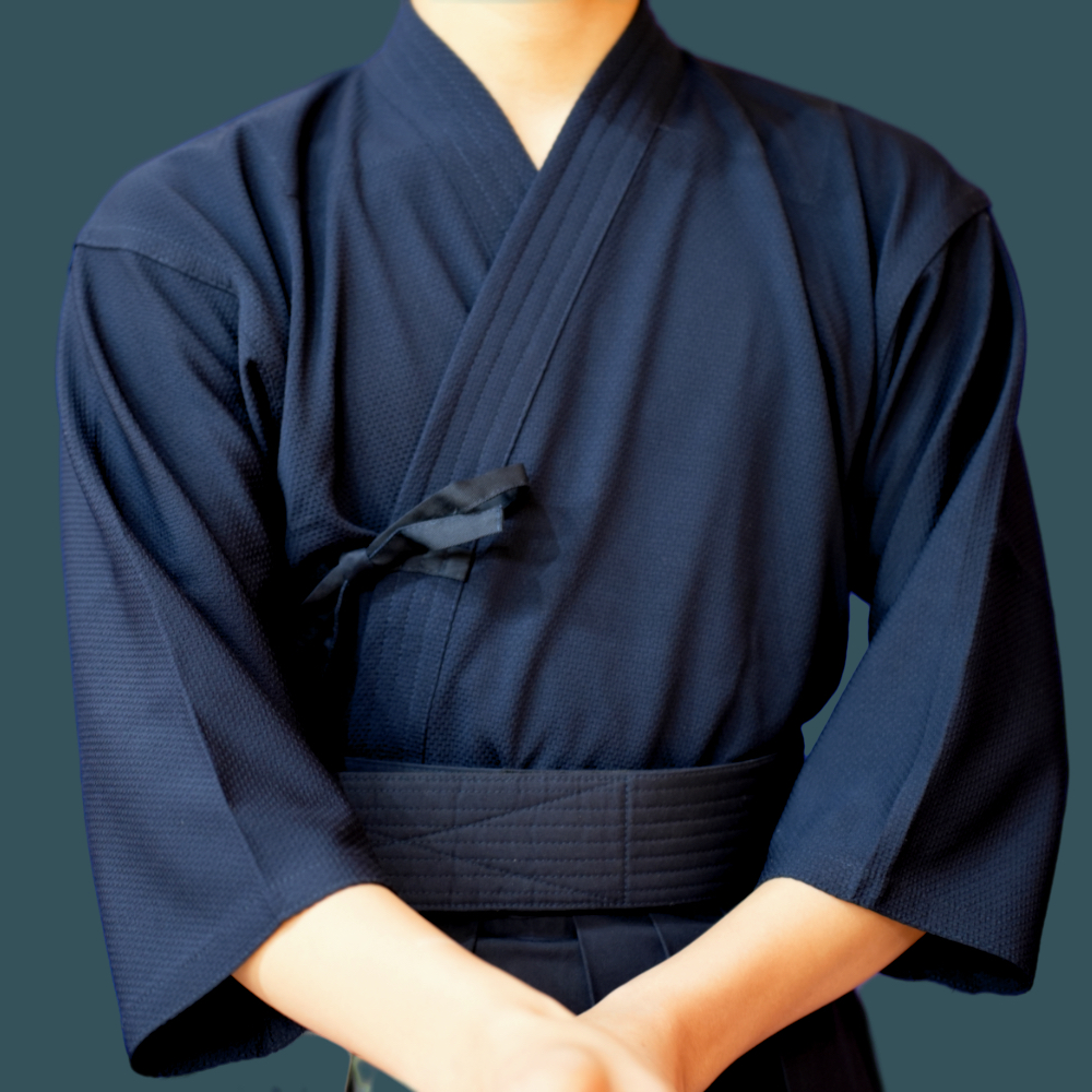 검도 유니폼 무술 의류 합기도 해동검도도복  Blue Gi Blue Hakama+XXL