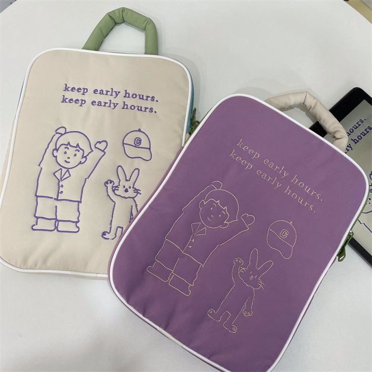 Keep Early house 드로잉 손잡이 아이패드 태블릿PC 13인치 맥북 파우치&가방
