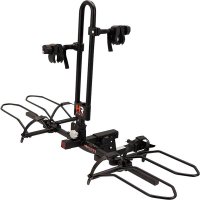 차량 자전거 캐리어 거치대Hollywood Racks RV Rider 히치 바이크 랙 최대 36.3kg(80파운드)의 2대용 - 5륜, 플랫 견인 차량용 프리미엄 전기 자전거 표준