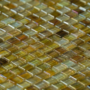 노랑 유리 330x330 모자이크 벽타일 화장실타일 유광타일 디자인타일 (137,100/m2) BTAM0996