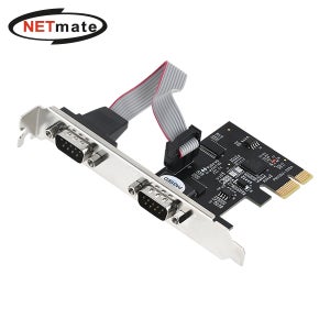 넷메이트 I-560 2포트 PCI Express 시리얼카드(슬림PC겸용)