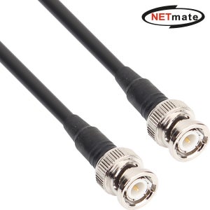 넷메이트 NMC-RG5810 RG-58 BNC-BNC 고주파 동축 케이블(주석도금 연동선/5합/50Ω) 10m