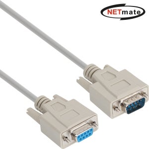 넷메이트 NMC-SFM50 9핀 M/F NULL MODEM 케이블 5m