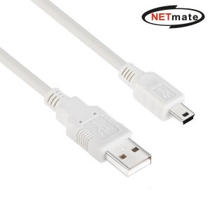 넷메이트 NMC-UM205 USB2.0 AM-Mini 5핀 케이블 0.5m