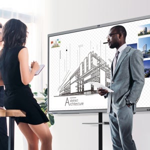 호리온 전자칠판 75M5APro 75인치LG패널 플레이스토어 8GB 일체형카메라/마이크