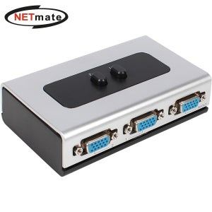 넷메이트 NM-RS21 VGA(RGB) 2:1 수동선택기(벽걸이형/가이드 포함)