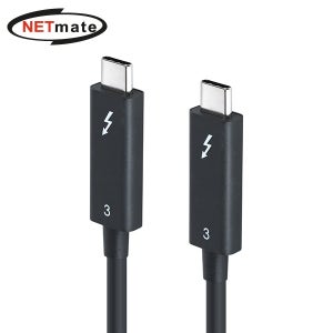넷메이트 NM-TB401 인텔 칩셋 40G 썬더볼트3(USB‑C) Active 케이블 1m