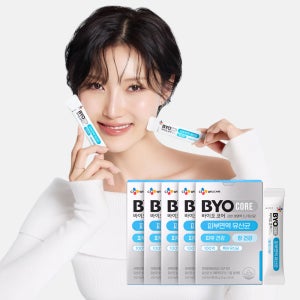 CJ 바이오코어 피부면역 유산균 / 100억보장 부자유산균 화사 유산균 30포, 5개