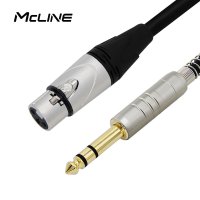 맥라인 MC-HA25 TRS 6.3(5.5)-XLR 캐논 암 1m 밸런스 스피커 연결선 앰프잭 음향 오디오케이블