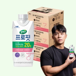[마선호 단백질] 셀렉스 프로핏 WPI 드링크 복숭아, 330ml, 36개