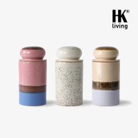 HK Living 네덜란드 도자기 밀폐용기 시리얼 견과류 간식통 원두보관 진공밀폐용기