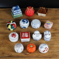 일본 도자기 세라믹 뚜껑포함 간장종지 소스볼 감성 그릇