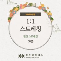 언주역 청춘 필라테스 1:1 스트레칭 1회체험(전신) 60분