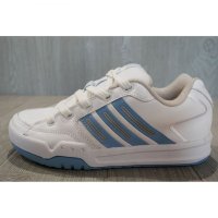 아디다스 보드화 운동화 여성 New Rare Vintage Adidas Beta II Skate White Blue Shoes 2002 Size 7.5