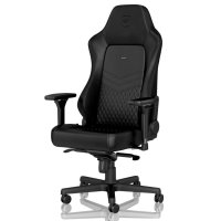 noblechairs 게이밍 의자 사무실 의자 HERO 영웅 리얼 가죽 블랙 NBL-HRO-RL-BLA-SGL