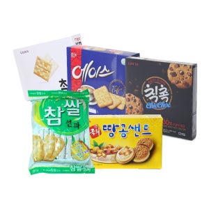 과자세트 에이스 칙촉 그레이스 참쌀선과 땅콩샌드