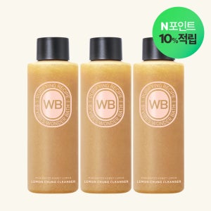 [10%적립&3개] 조성아 원더바스 팩클렌저 200ml 3개 레몬청 클렌저 리뉴얼