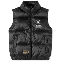 AAPE 에이프 AAPE NOW LIGHTWEIGHT 다운 베스트 BLACK