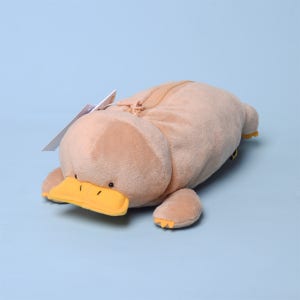 스토리빙 동물 오리 인형 너구리 필통 파우치